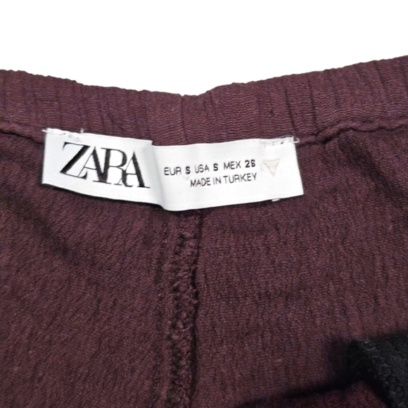 Zara Size Small Purple Midrise Casual Shorts - Picture 3 of 3